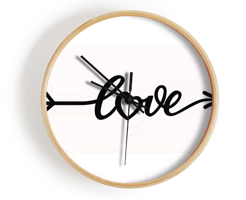 Love 1 Clock - Wallart-Direct UK