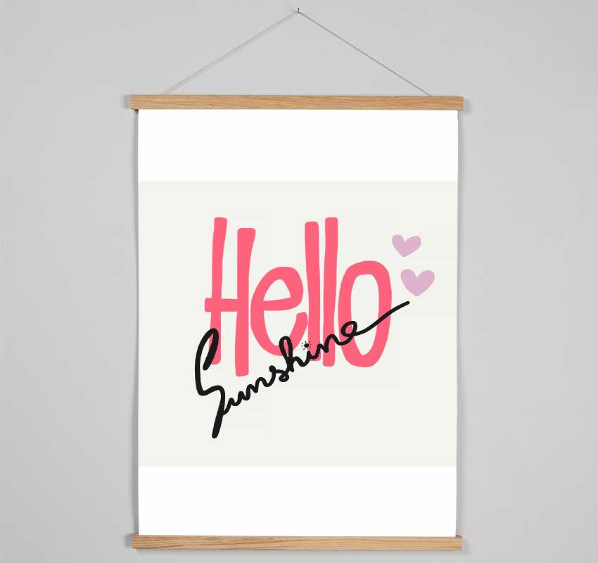 Hello Sunshine 1 Hanging Poster - Wallart-Direct UK