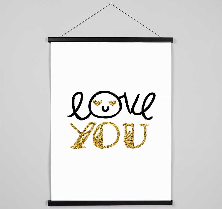 Love You 1 Hanging Poster - Wallart-Direct UK