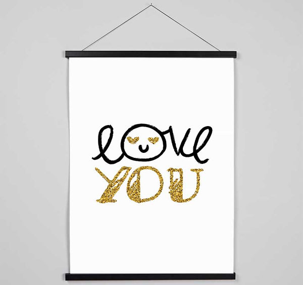 Love You 1 Hanging Poster - Wallart-Direct UK