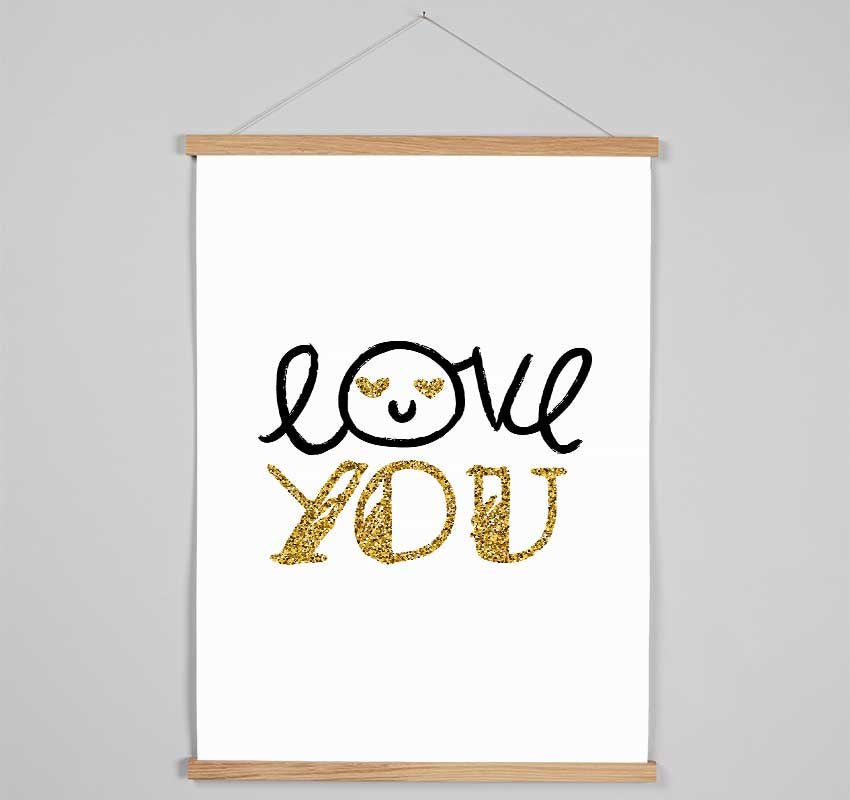 Love You 1 Hanging Poster - Wallart-Direct UK