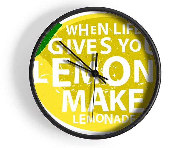 When Life Gives You Lemons 1 Clock - Wallart-Direct UK