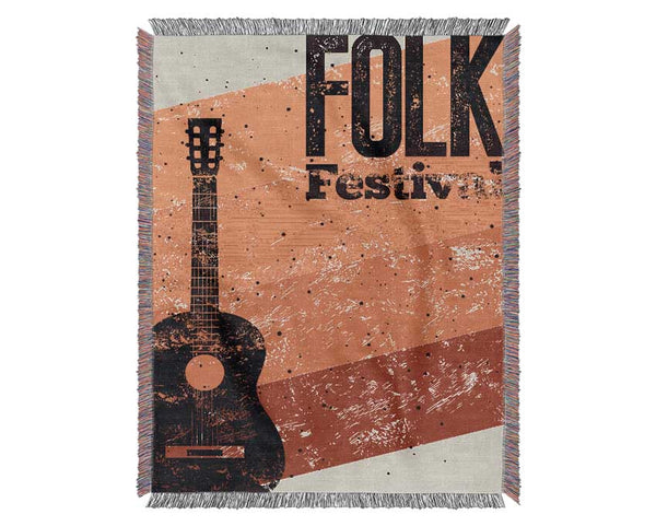 Folk Festival Woven Blanket