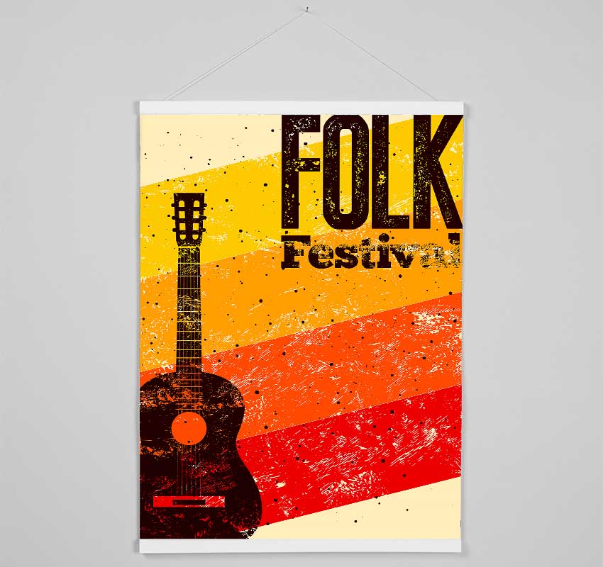 Folk Festival Hanging Poster - Wallart-Direct UK