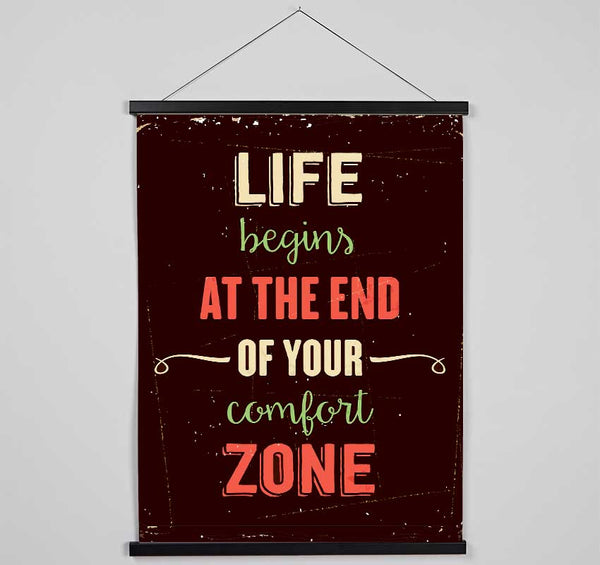 Life Begins Hanging Poster - Wallart-Direct UK