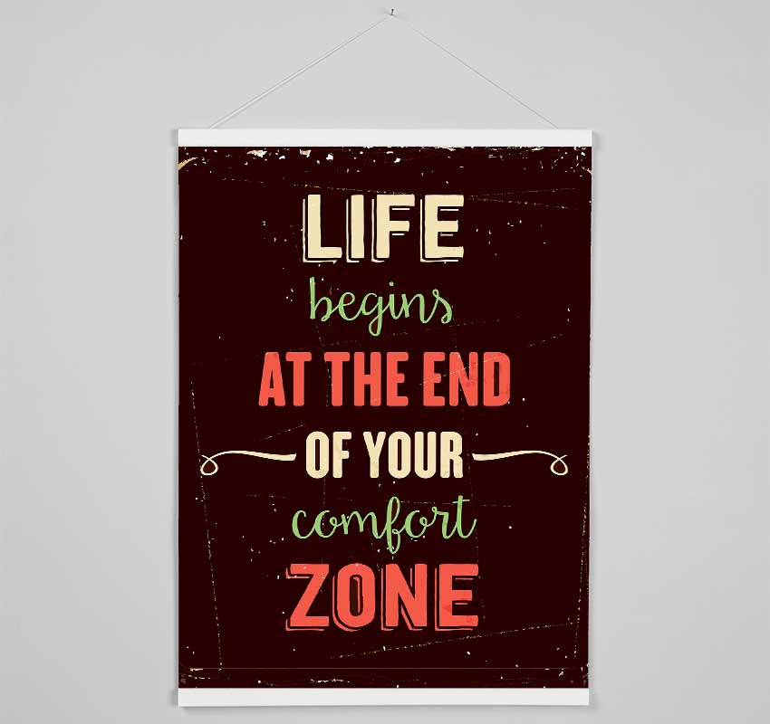 Life Begins Hanging Poster - Wallart-Direct UK