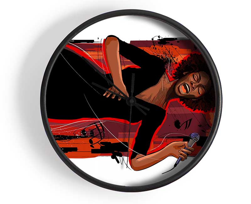 Soul Singer Clock - Wallart-Direct UK