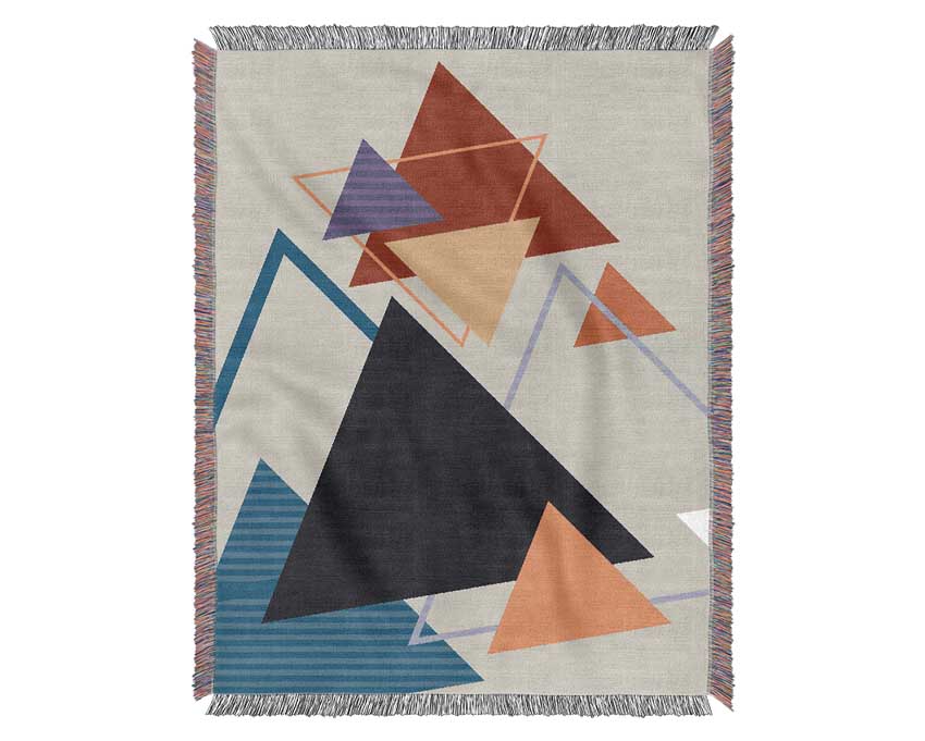 Triangle Clash Woven Blanket