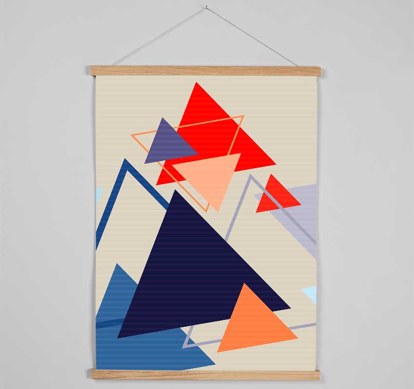 Triangle Clash Hanging Poster - Wallart-Direct UK