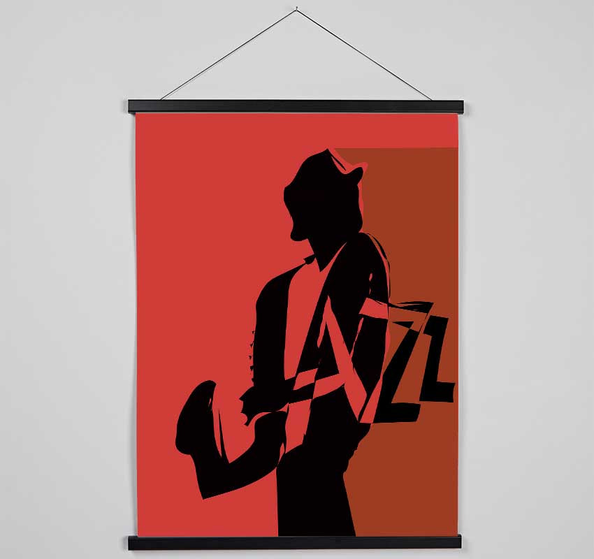 Jazz Player Hanging Poster - Wallart-Direct UK