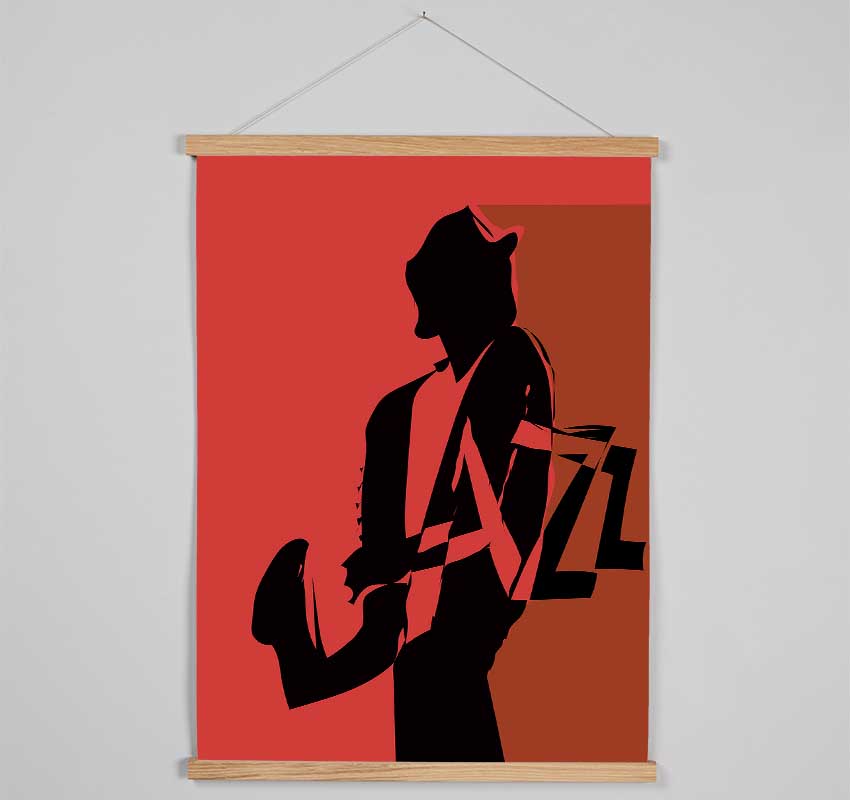 Jazz Player Hanging Poster - Wallart-Direct UK