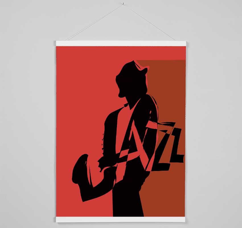 Jazz Player Hanging Poster - Wallart-Direct UK