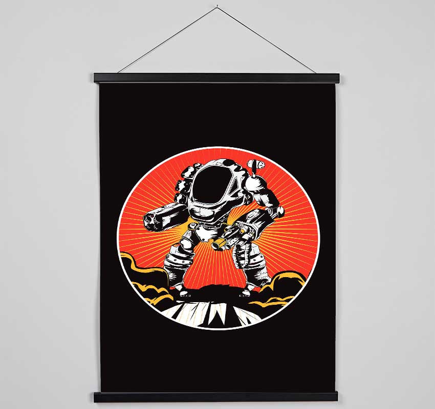 Robot Sun Hanging Poster - Wallart-Direct UK