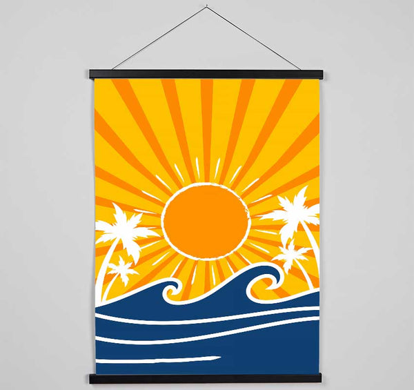 California Hanging Poster - Wallart-Direct UK