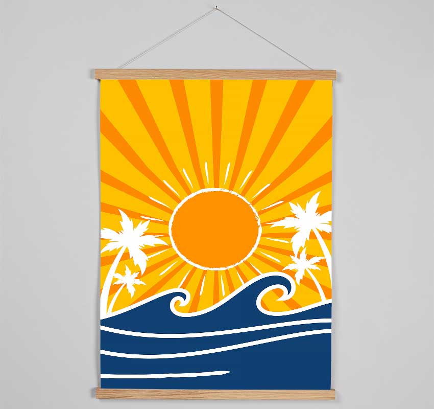 California Hanging Poster - Wallart-Direct UK