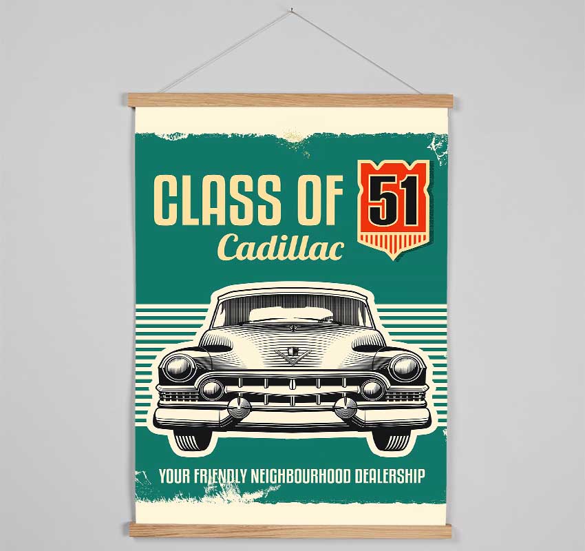 Classic Cadillac Hanging Poster - Wallart-Direct UK