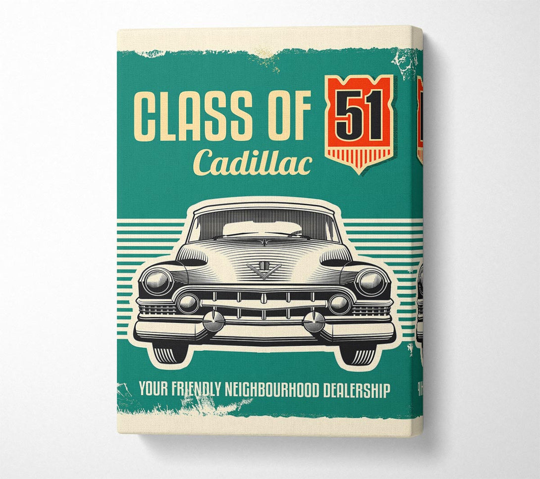 Picture of Classic Cadillac Canvas Print Wall Art