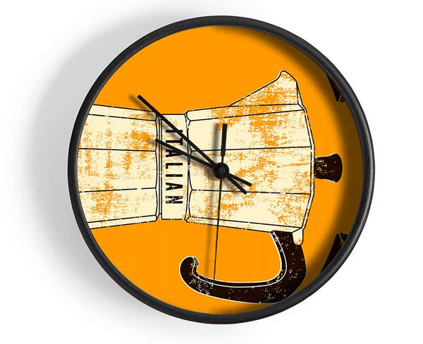 Italian Coffee Clock - Wallart-Direct UK