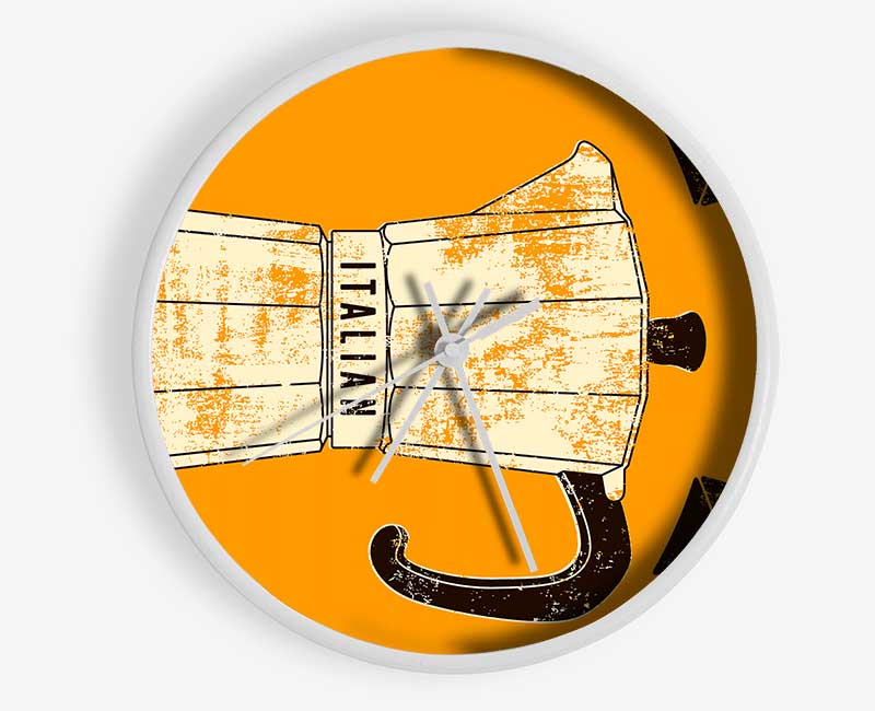 Italian Coffee Clock - Wallart-Direct UK