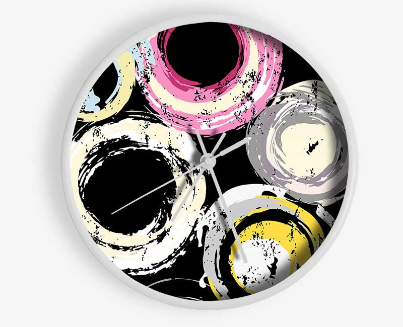 Circles Of Time Clock - Wallart-Direct UK