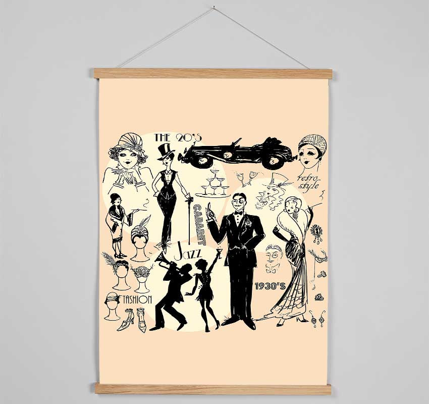 The 20's Hanging Poster - Wallart-Direct UK