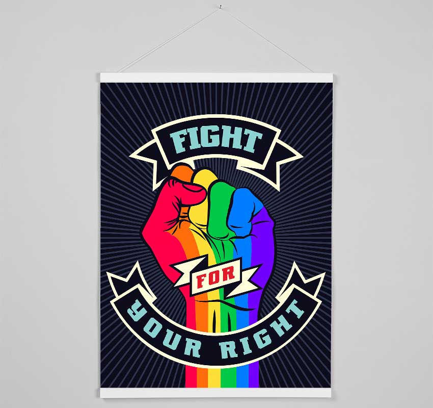 Fight For Your Right Hanging Poster - Wallart-Direct UK