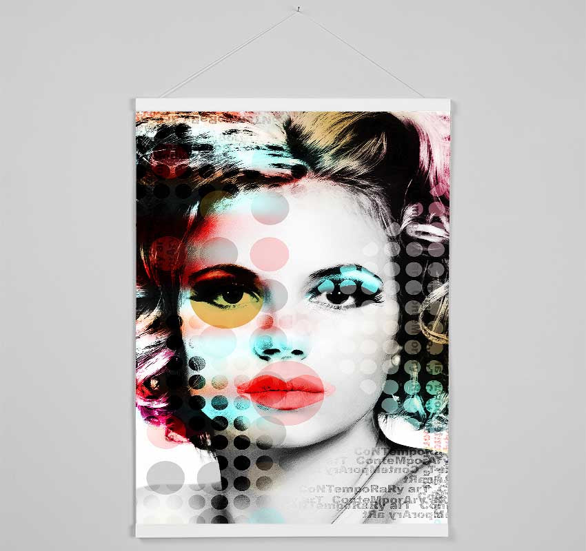 Pop Art Woman Hanging Poster - Wallart-Direct UK