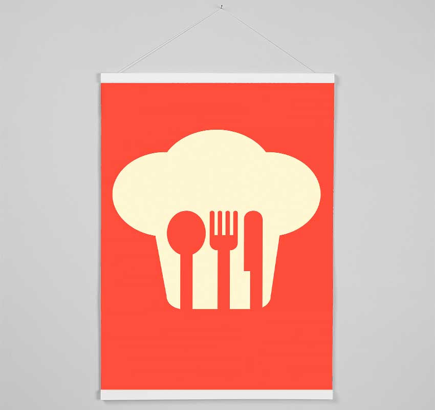 Chef Ready Hanging Poster - Wallart-Direct UK