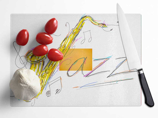 Jazz Glass Chopping Board