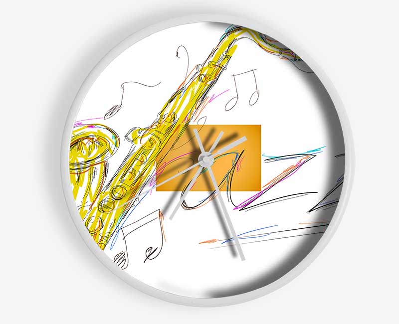 Jazz Clock - Wallart-Direct UK