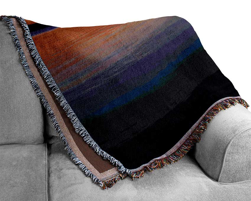 Serene Sunset Woven Blanket