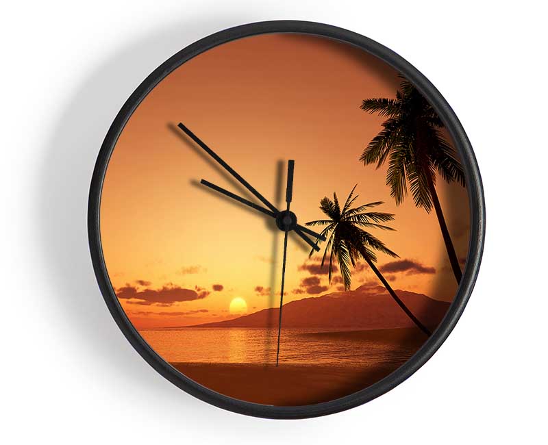 As The Sun Goes Down Clock - Wallart-Direct UK