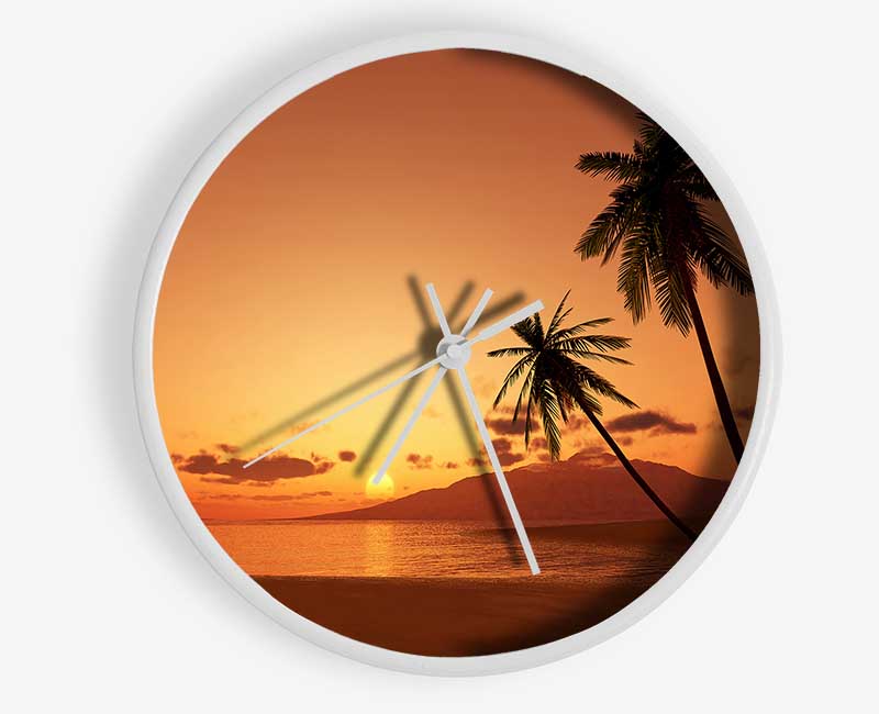 As The Sun Goes Down Clock - Wallart-Direct UK