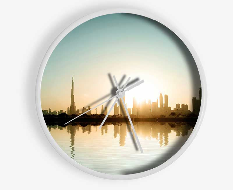 City Reflections Clock - Wallart-Direct UK