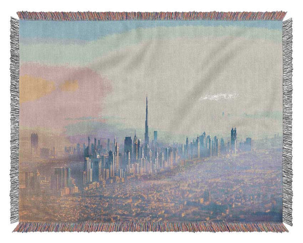 Sand Storm City Woven Blanket