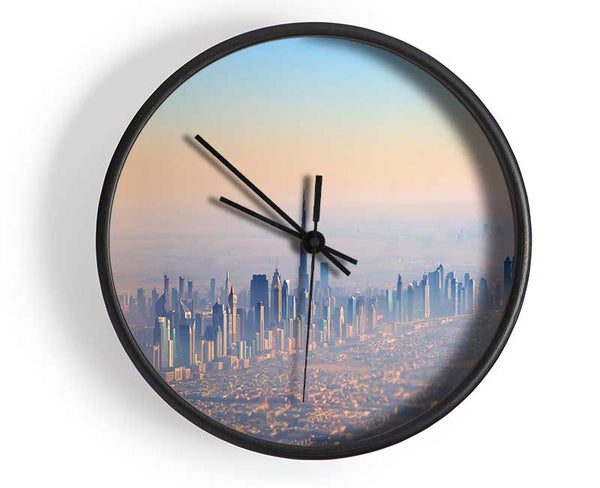 Sand Storm City Clock - Wallart-Direct UK