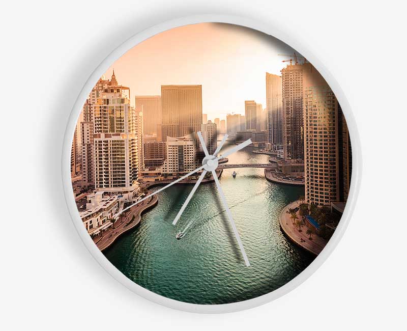 Marina City Clock - Wallart-Direct UK