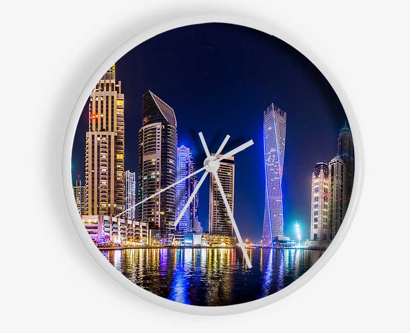 Cayan Tower Blues Clock - Wallart-Direct UK