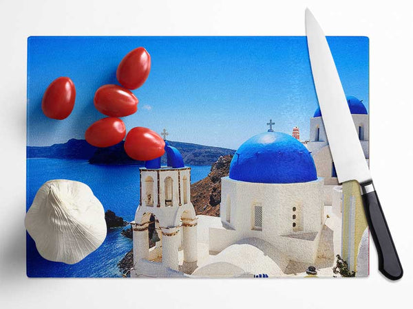 Santorini Wonder Glass Chopping Board