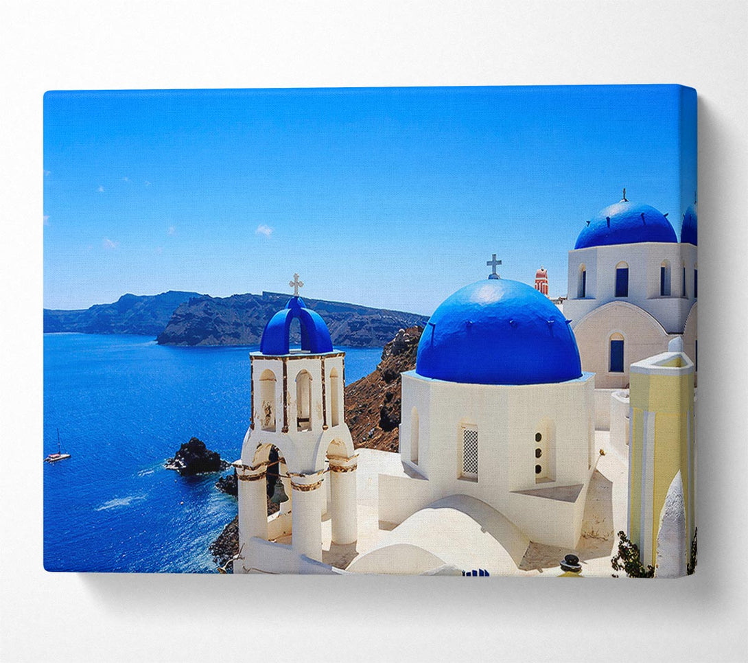 Picture of Santorini Wonder Canvas Print Wall Art