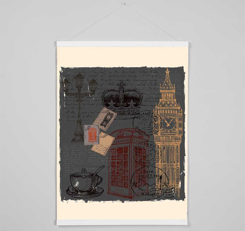 Add London To Your Hanging Poster - Wallart-Direct UK