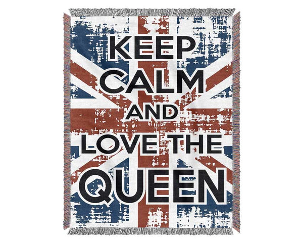 Keep Calm Love The Woven Blanket