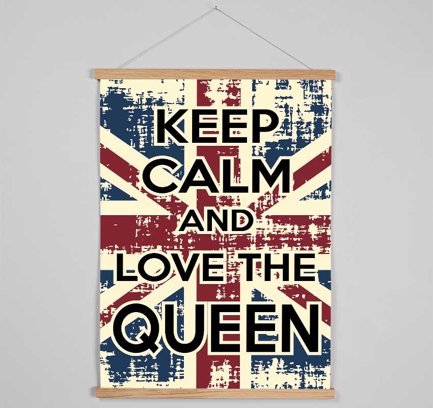 Keep Calm Love The Hanging Poster - Wallart-Direct UK