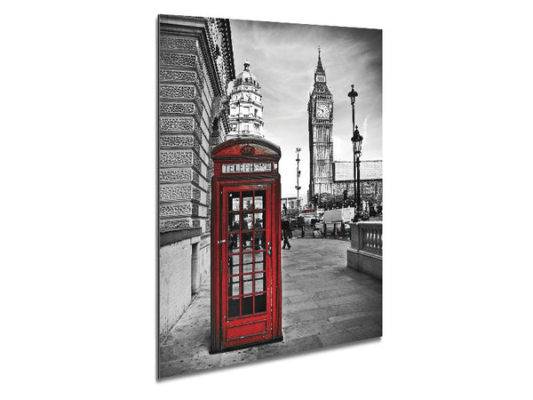 Red Phone Box Near Big Ben