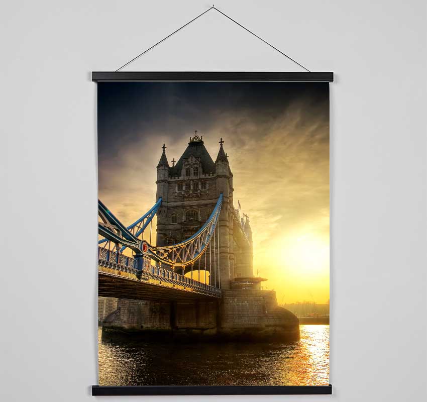 Stunning Tower Bridge Sunset Hanging Poster - Wallart-Direct UK