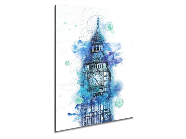 Watercolour Big Ben 1