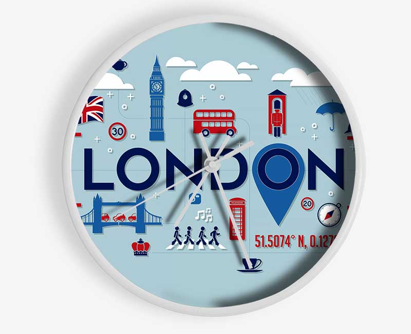 Perfect Walk Through The Clock - Wallart-Direct UK