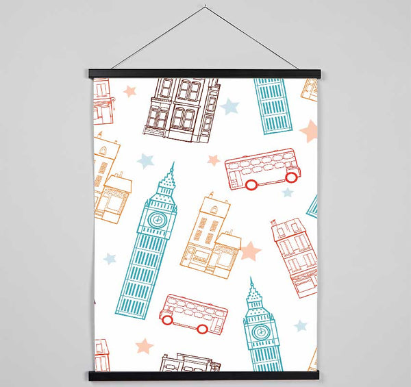 City Stars Hanging Poster - Wallart-Direct UK