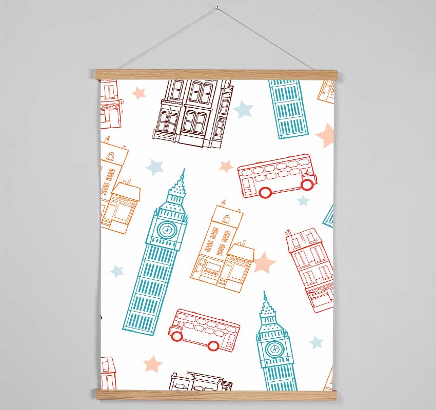 City Stars Hanging Poster - Wallart-Direct UK