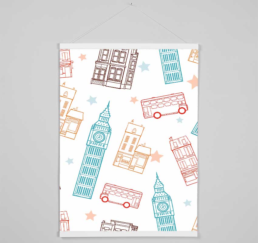 City Stars Hanging Poster - Wallart-Direct UK